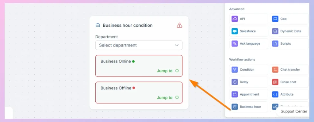 Workflow Actions- Business Hour