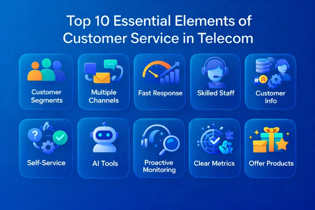 Top 10 Essential Elements of Customer Service in Telecom