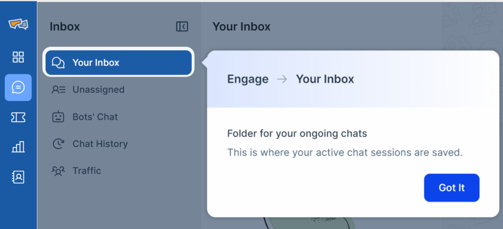 Folder renamed from 'Engaged' to 'Your Inbox'