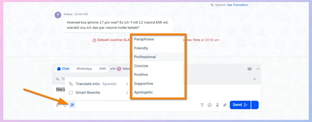 AI Reply Translation