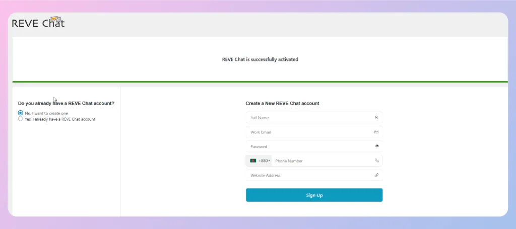 Connect Your REVE Chat Account