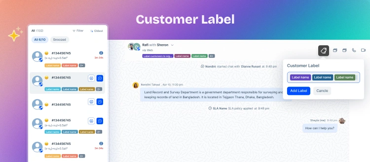 Customer Labels