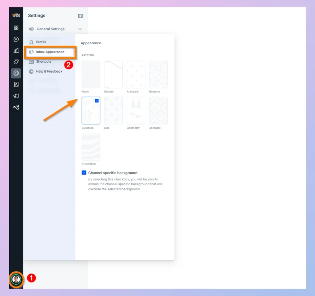 How to Change the Inbox Appearance