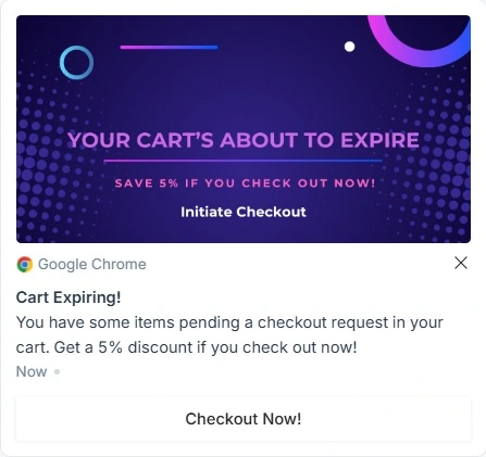 Transactional-web-push-notification