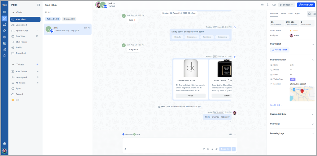 Your Inbox_Live chat