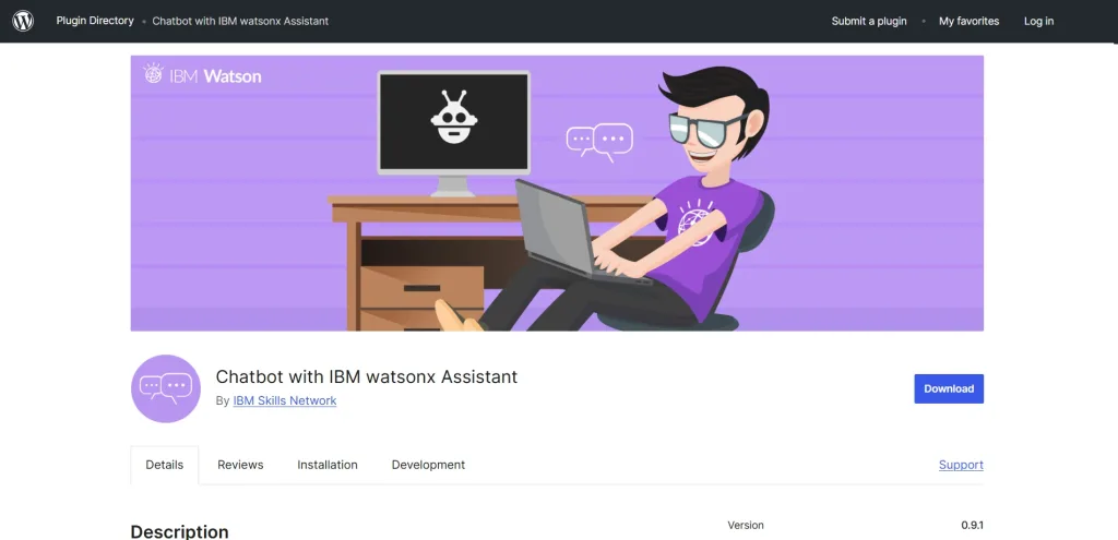 IBM WatsonX WordPress Chatbot Plugin