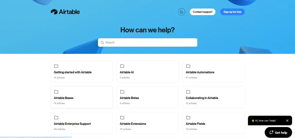 Airtable FAQ Page