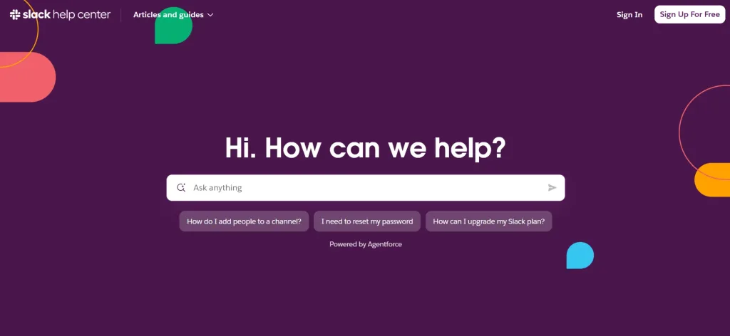 Slack FAQ Page
