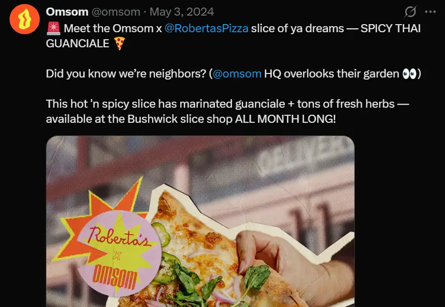 Omsom speaks boldly, mixes punchy humor with unapologetic values on X.