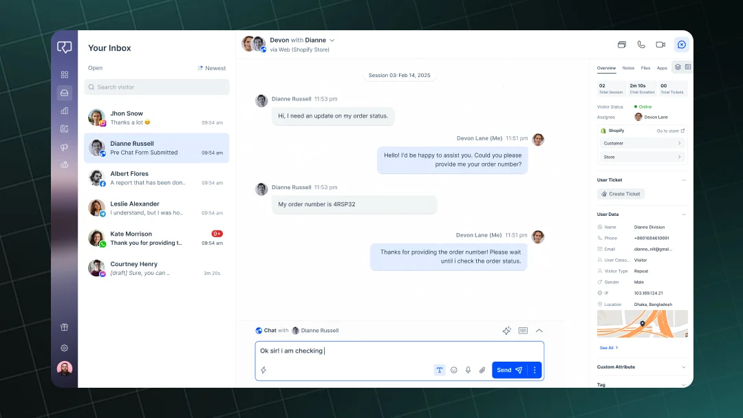 Omnichannel Inbox REVE Chat
