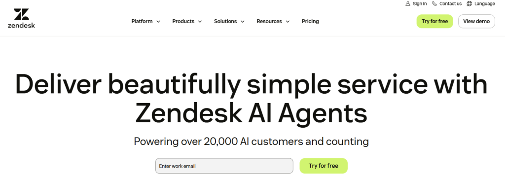 Zendesk Chat