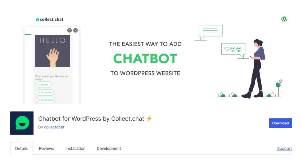 Collect.chat WordPress Chatbot Plugin
