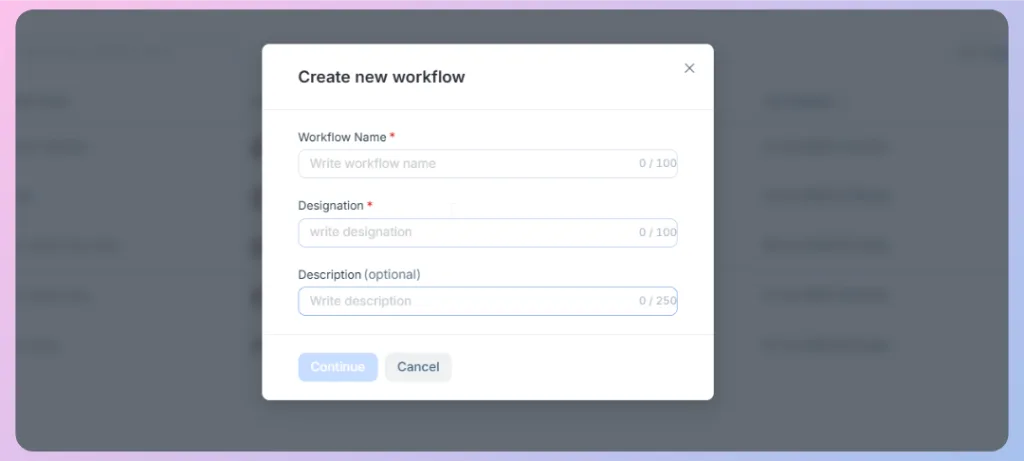 Add workflow details