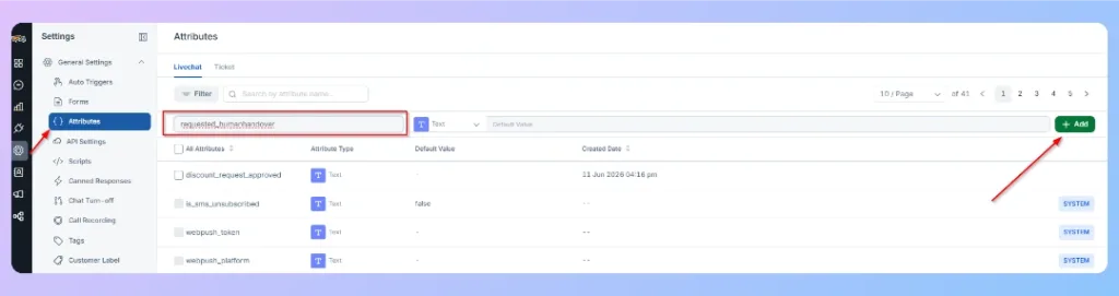 Create an custom attribute