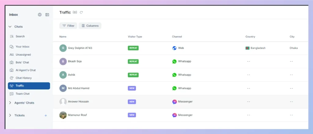 All Traffic Overview