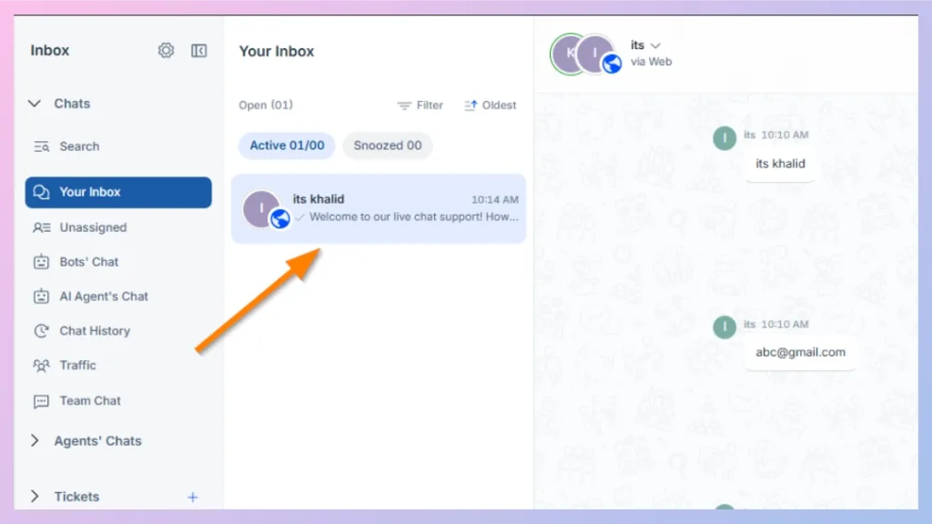 Chat Items Option